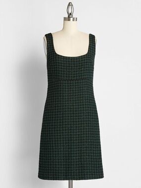 ModCloth Houndstooth Sleeveless Dress